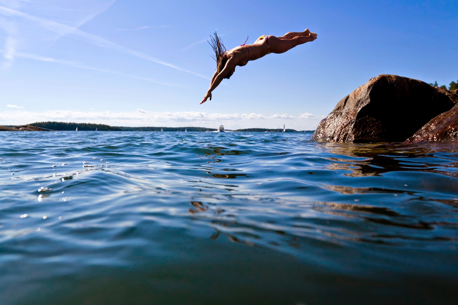 Swimming at Stockholm Beaches... a Good Way to Cool Off!