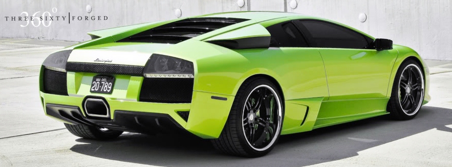 Splendid Lime Green Lamborghini Murcielago
