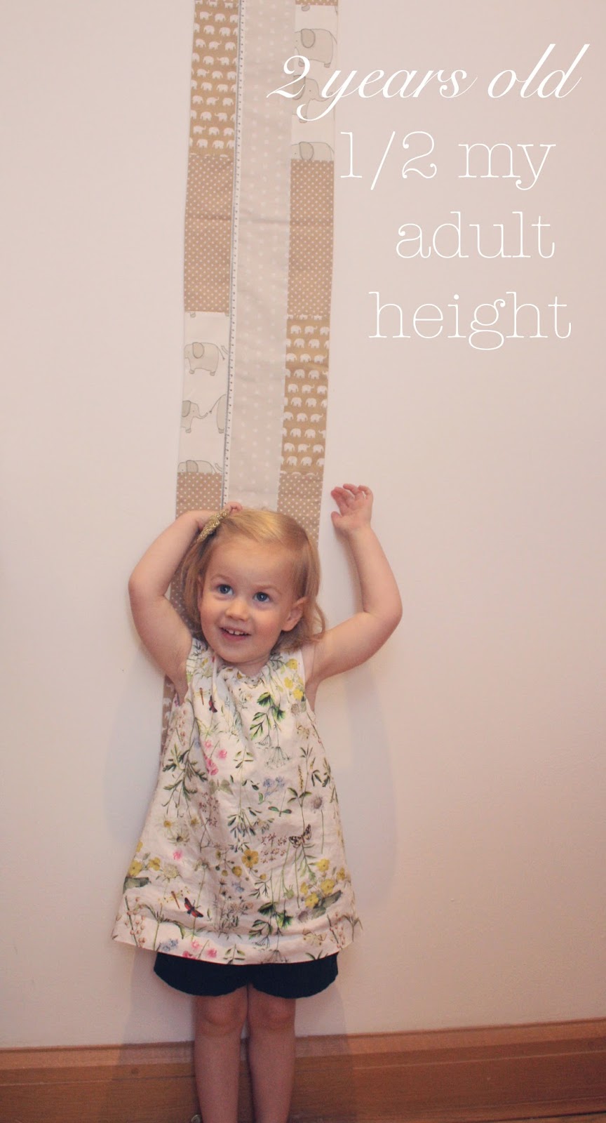 megmade Your baby at 2, half her adult height