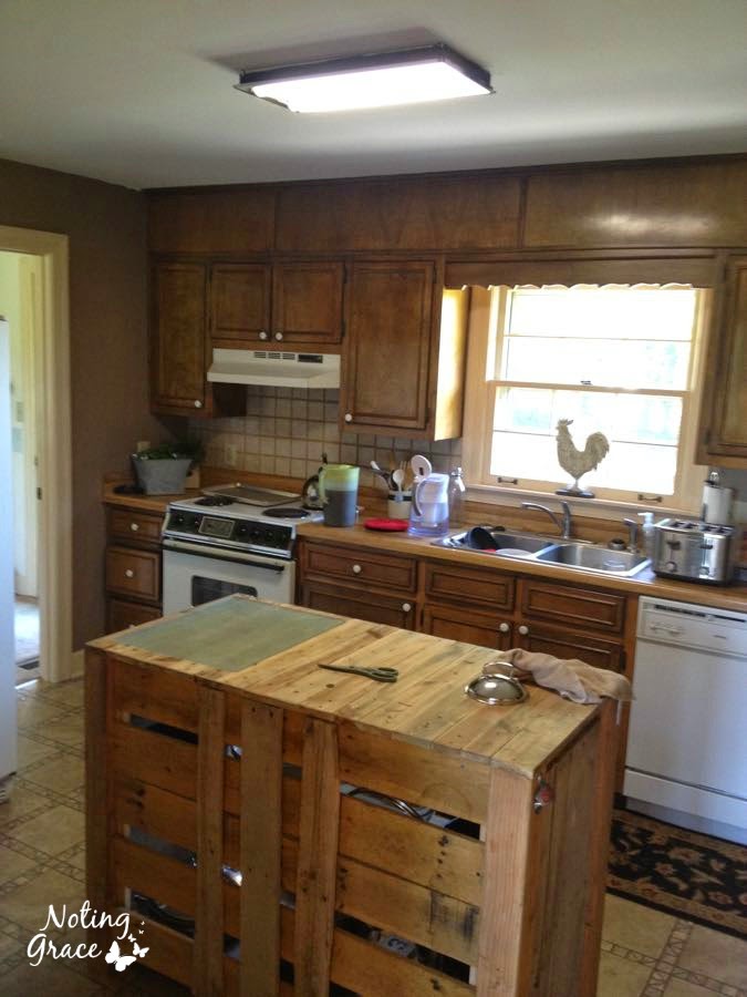 DIY Farmhouse Kitchen Remodel: Noting Grace