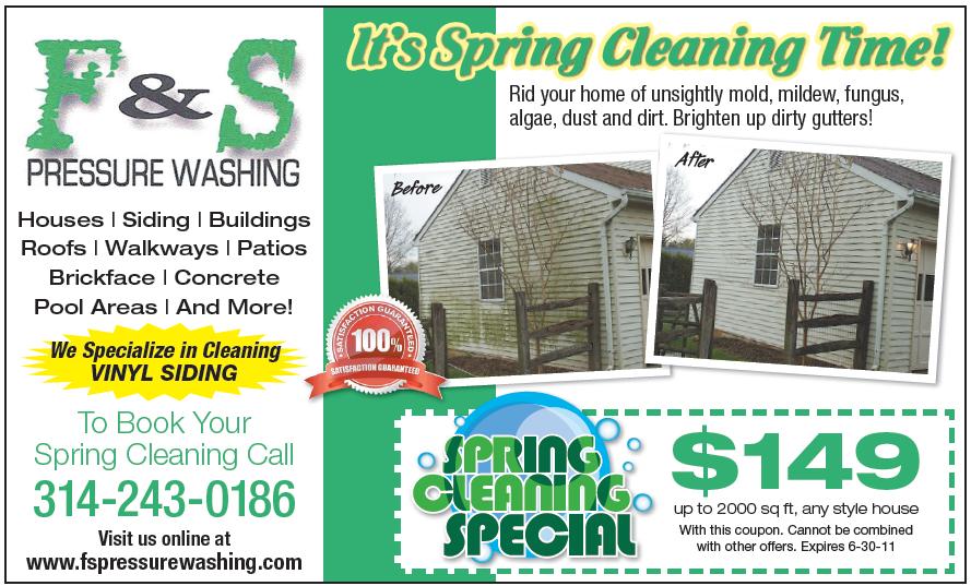 F and S Pressure Washing Coupons