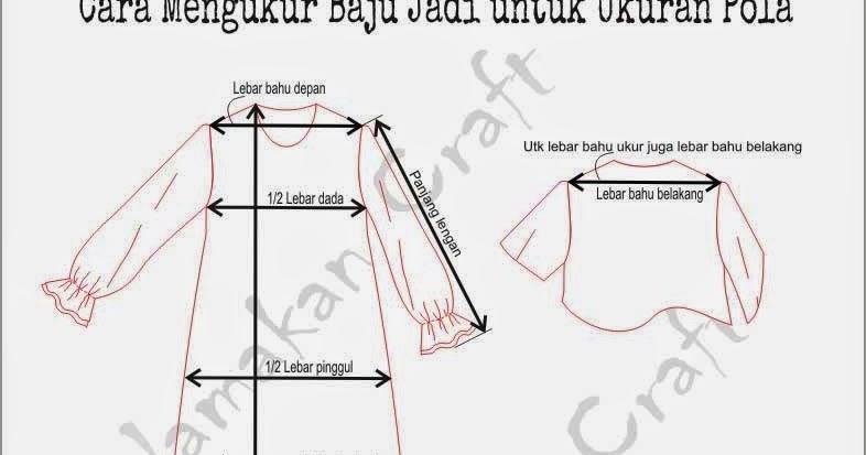 Creativity Tutorial: Cara Mengukur Baju Jadi untuk dijadikan ukuran
