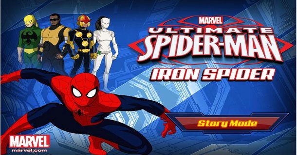 the ultimate spiderman iron spider game