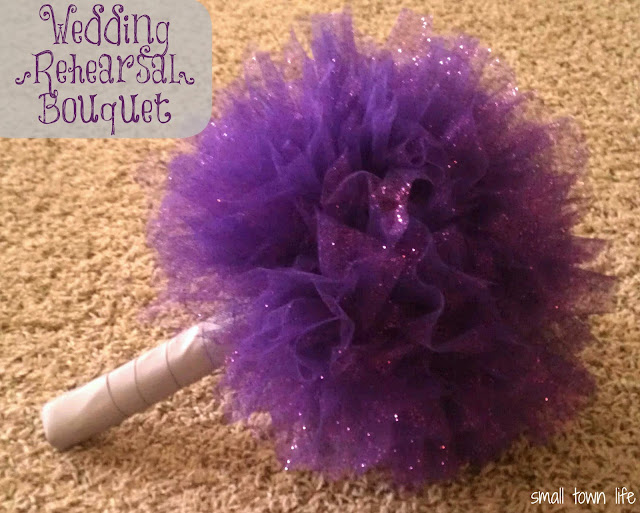 Small Town Life DIY Wedding {Rehearsal} Bouquet