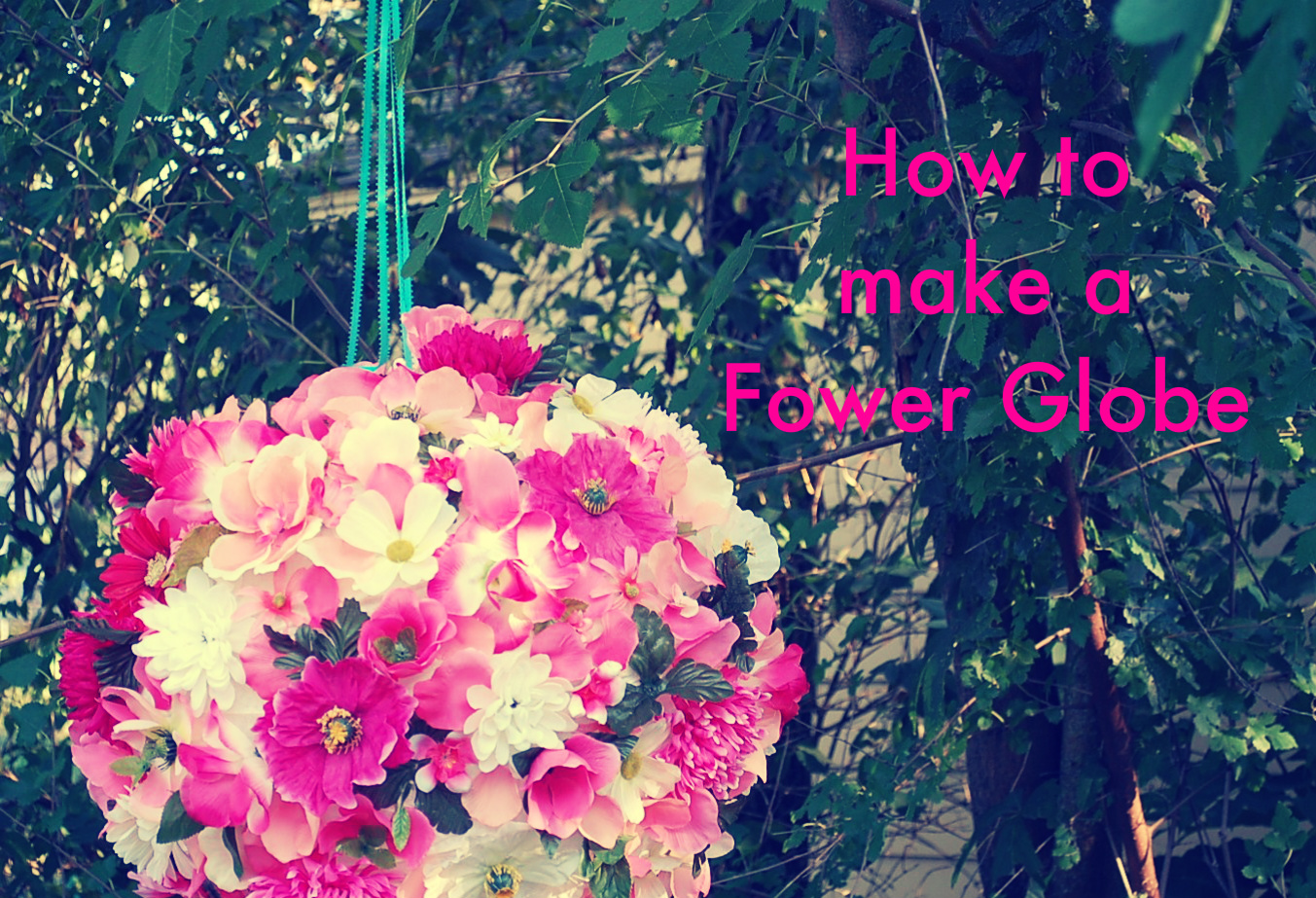 Building Something Good Make Flower Globe