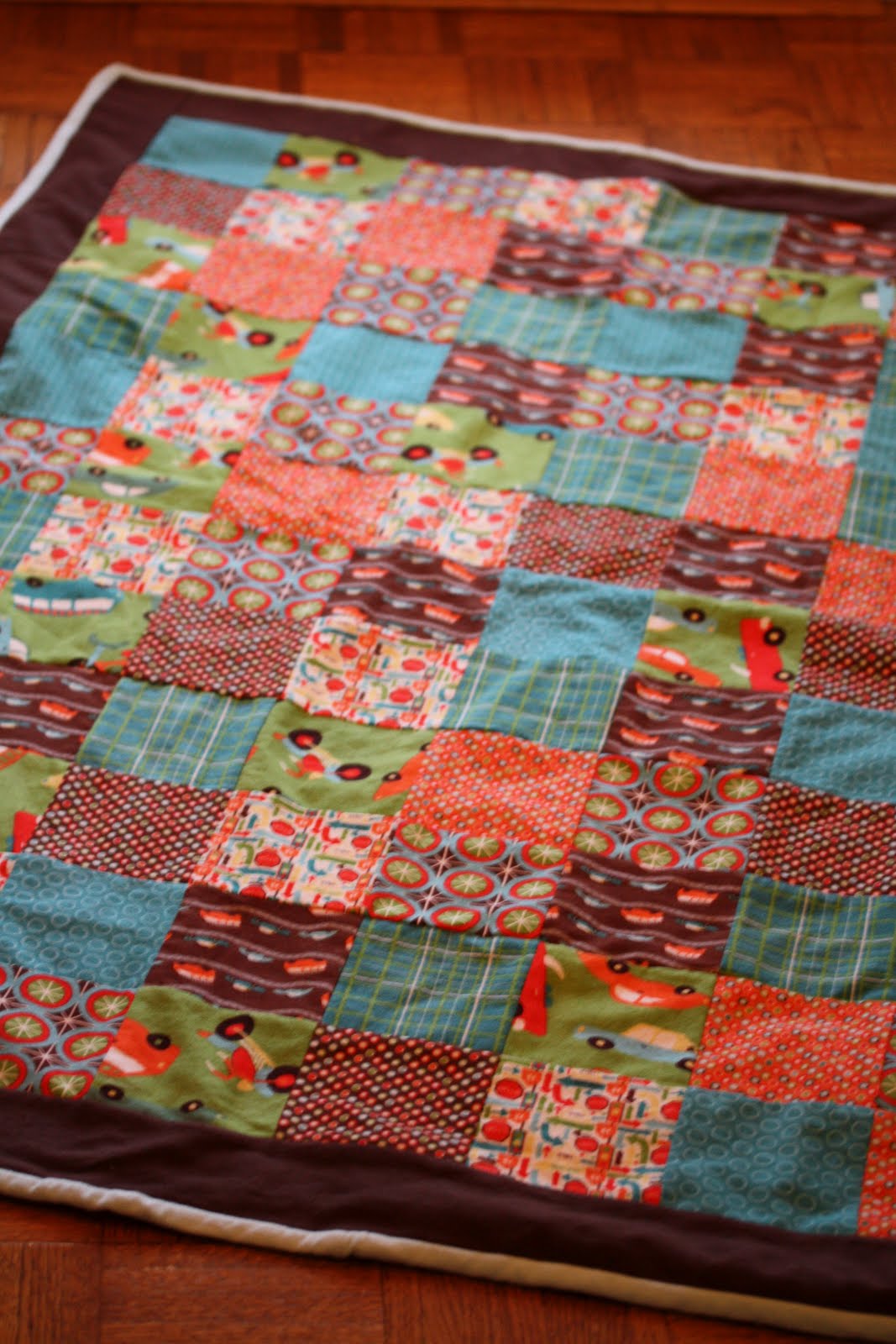 snapdragon crafts baby boy fat quarter quilt