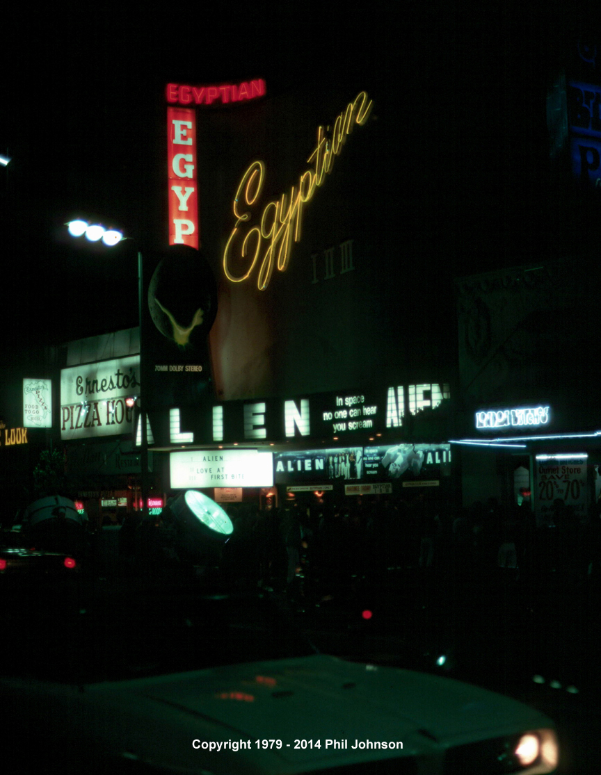 Alien Explorations: Alien premieres at the Egyptian Theatre in 1979