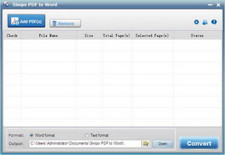 Simpo PDF Converter Ultimate 1.5.2.0 Serial Key