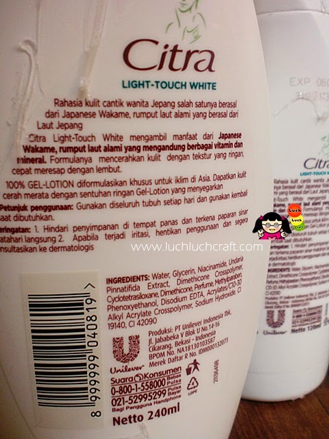 Beauty Review Citra Light Touch White Japanese Wakane Body Serum Luch Luch Craft Bloglovin