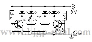 Skema Lampu Flip Flop Sederhana