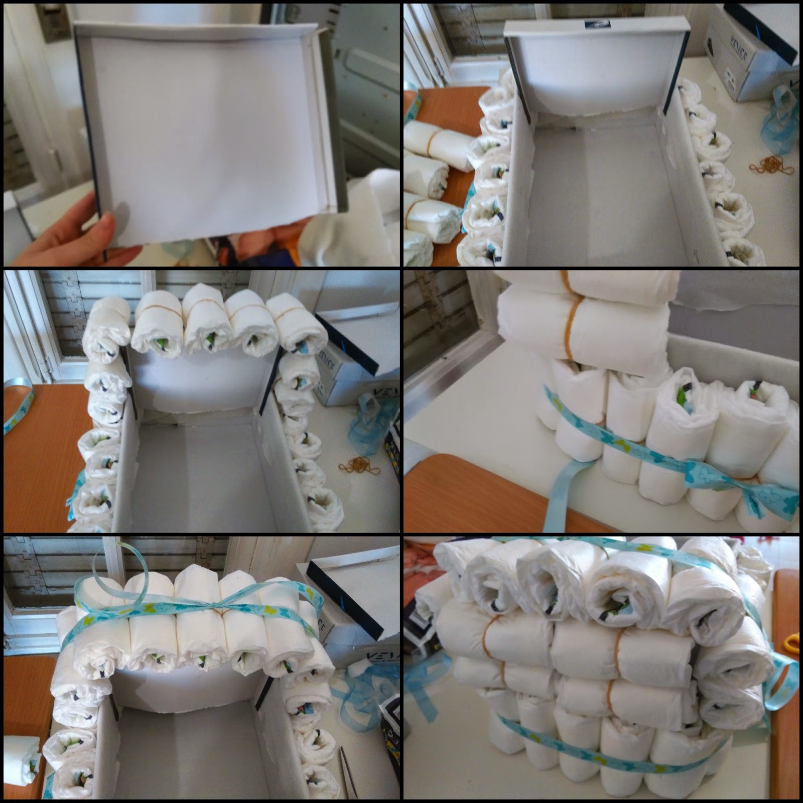 loida's life How to make A Diaper Cake