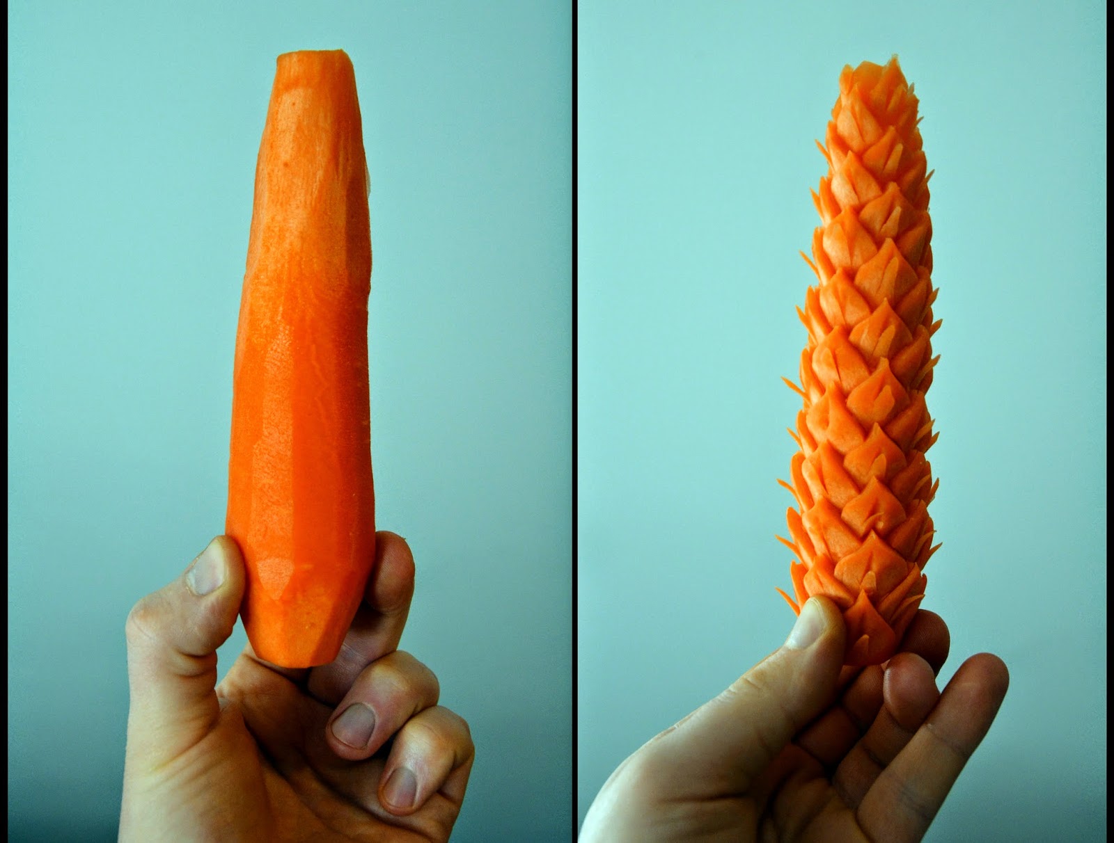 food carving ivelin stanchev Carving Carrot by Ivelin Stanchev