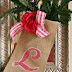How to "GLAM UP" a burlap stocking for the holidays