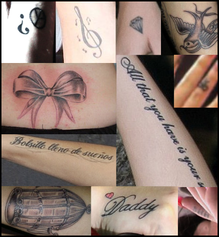 Info Cher Lloyd Tattoos