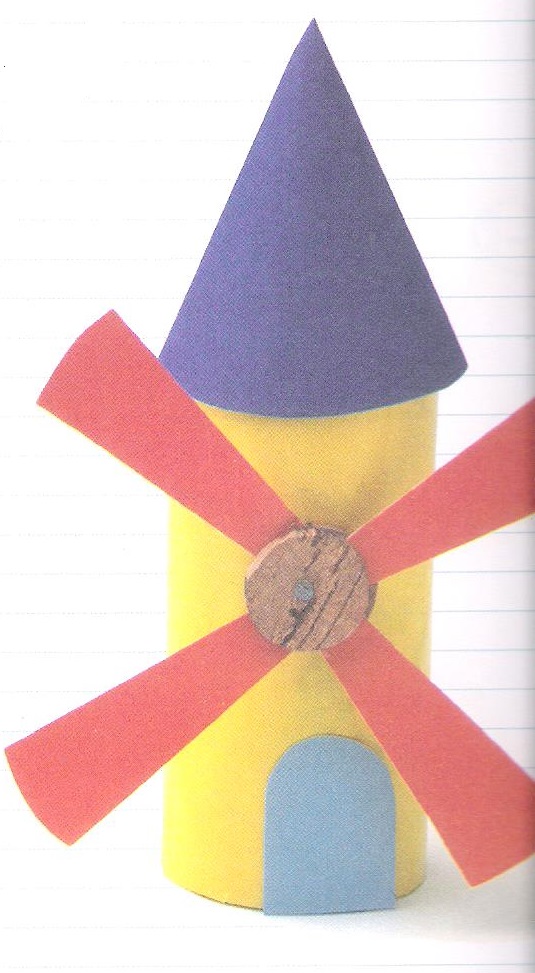 Manualidades Molino de viento