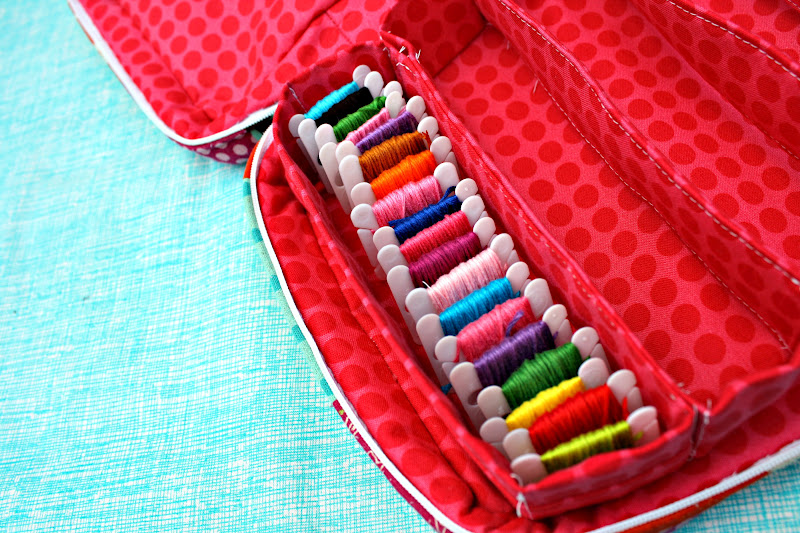 embroidery case pattern and tutorial! imagine gnats