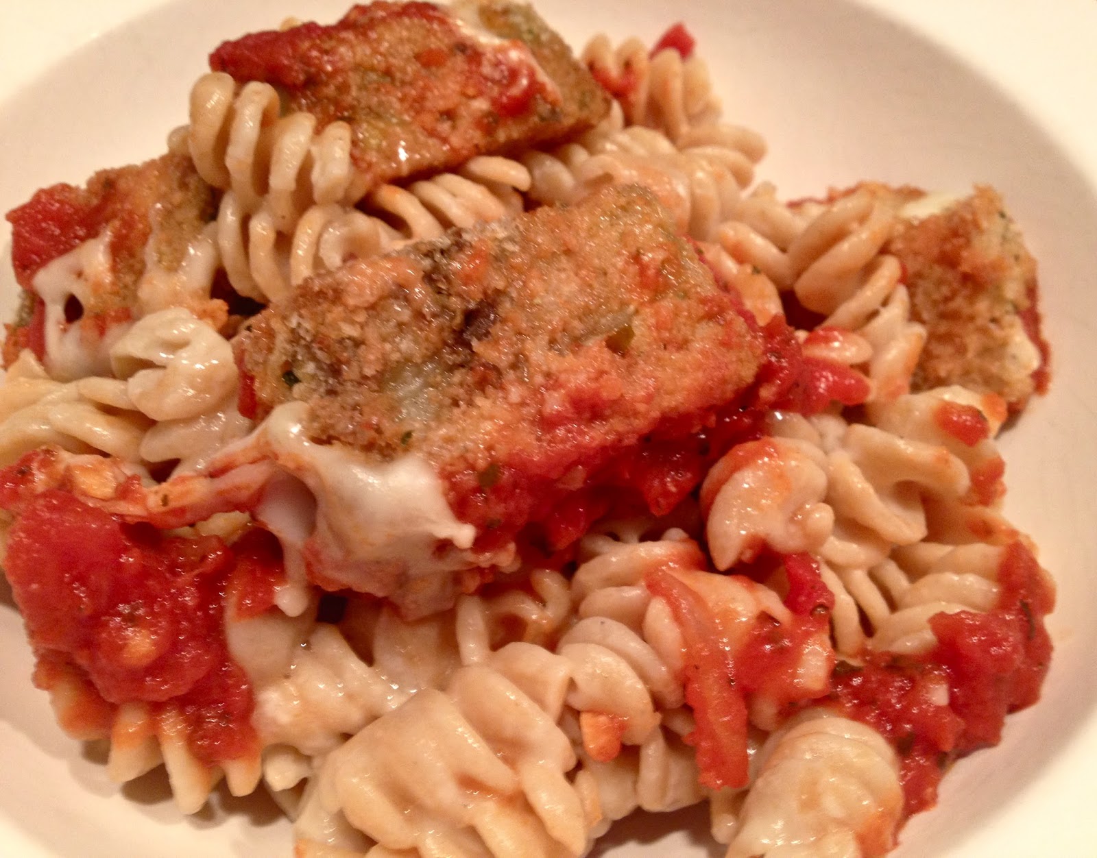 Eggplant Parmesan Mac and Cheese