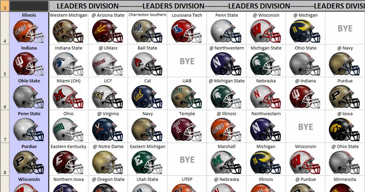 excel spreadsheets help 2012 ncaa football helmet schedule ncaa football schedule excel