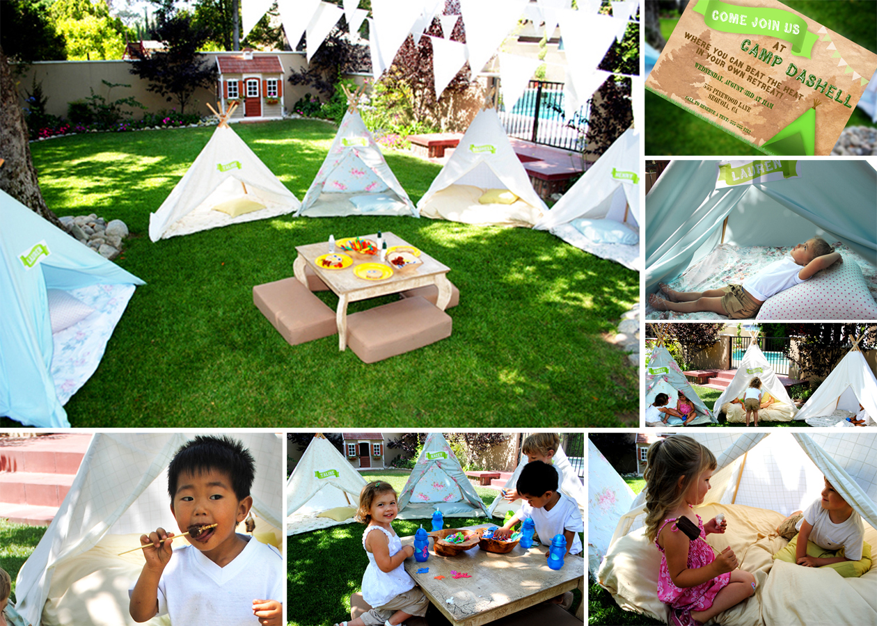 Camping In The Backyard Birthday Party : In July we hosted a Backyard Summer Camp Party dubbed Camp Dashell Camping In The Backyard Birthday Party : In July we hosted a Backyard Summer Camp Party dubbed Camp Dashell