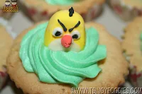 angry birds cupcake