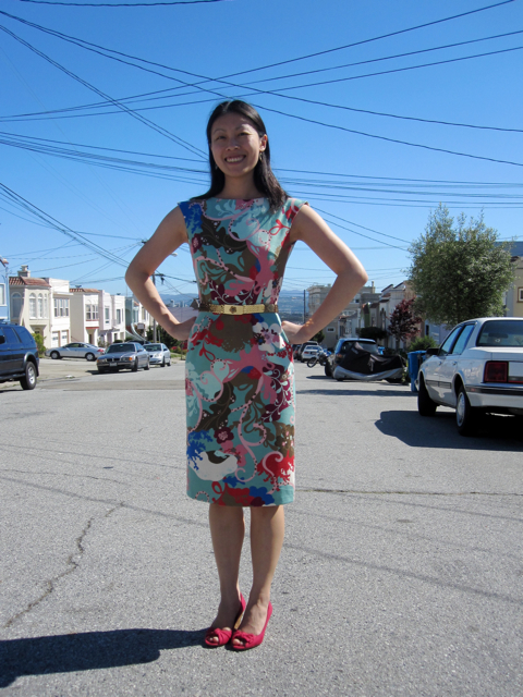 An ocean-y dress for the city surrounded by ocean on three sides!