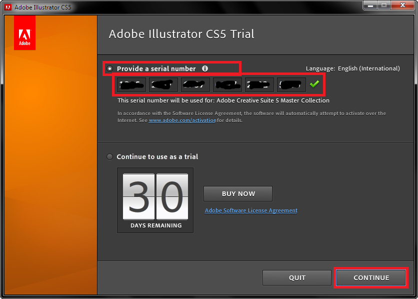 Adobe Illustrator v10.0 serial key or number