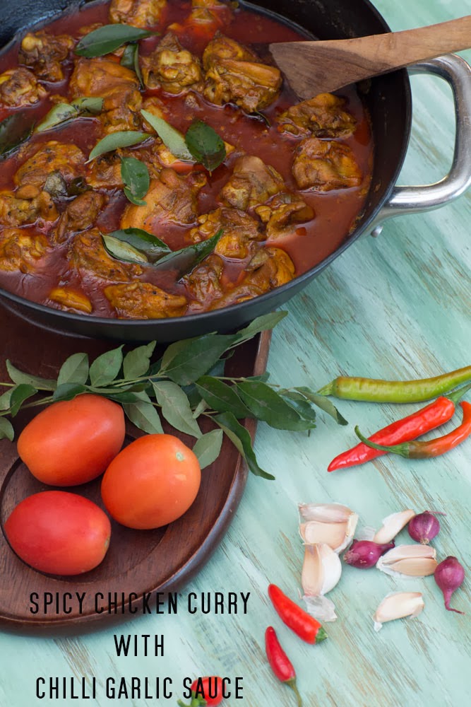 Spicy Chicken Curry With Chilli Garlic Sauce
