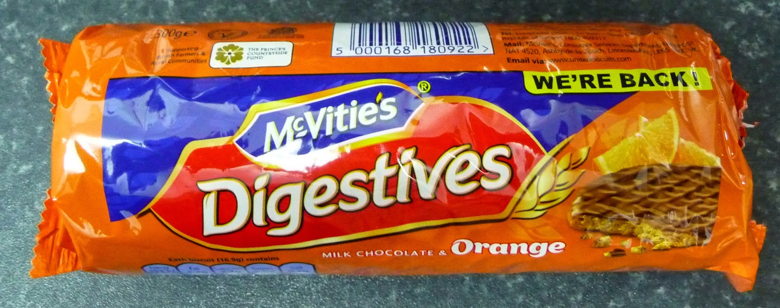 Something to look forward to McVitie's Digestives Milk chocolate & orange