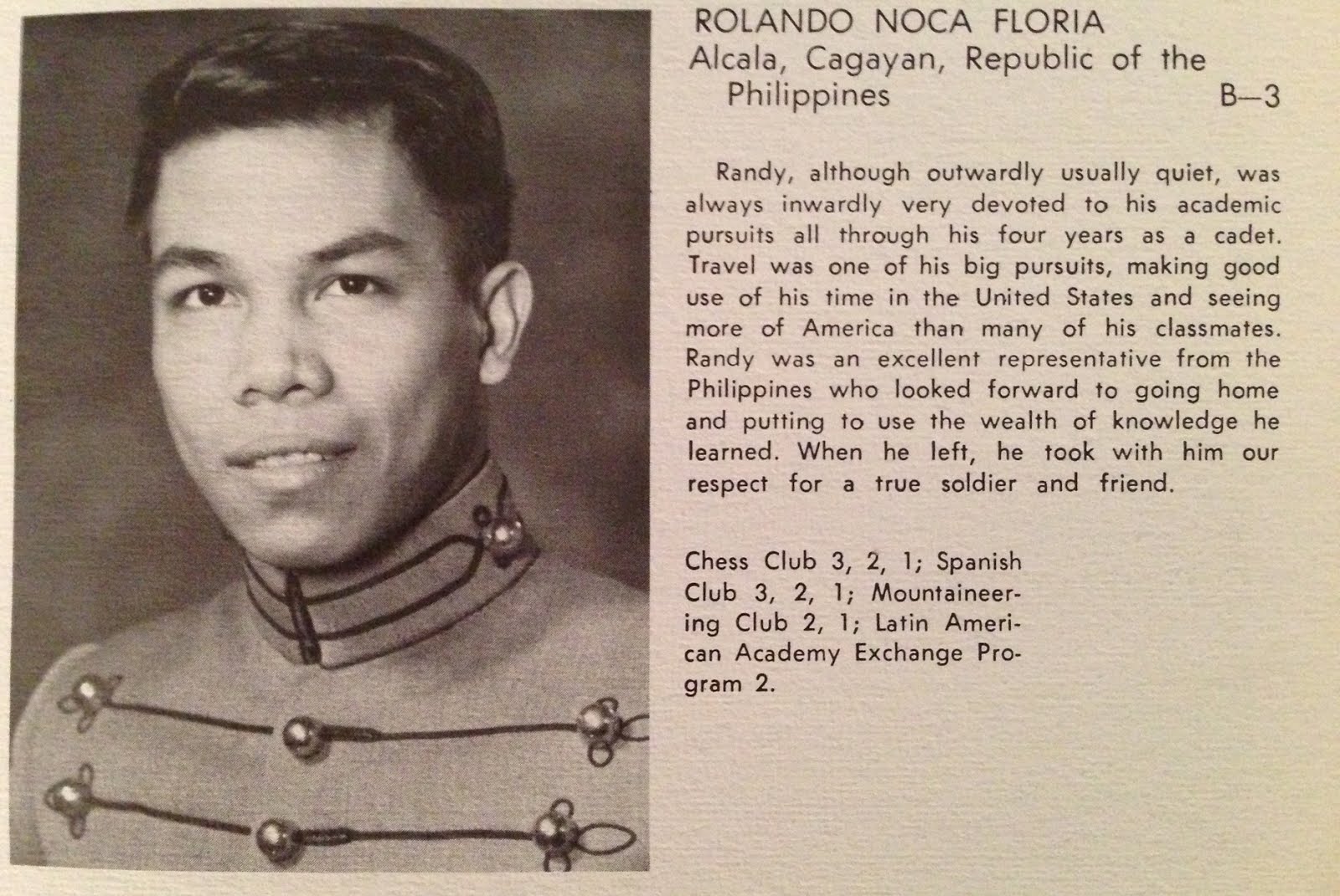 USMA Class of 1970 RIP USMA 1970 MG Rolando N. Floria