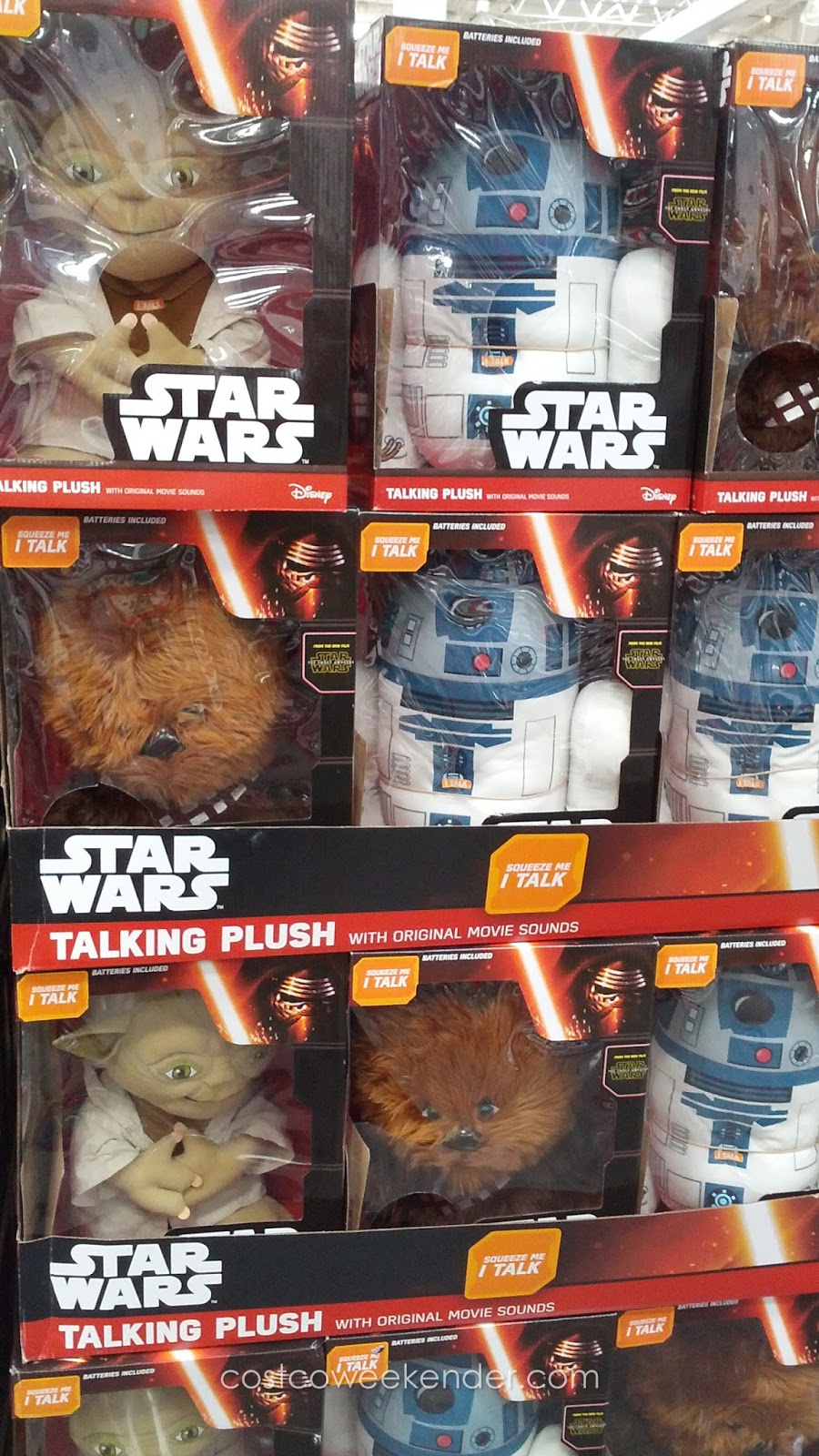 Disney Star Wars Talking Plush Costco Weekender