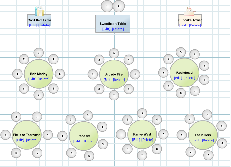 Weddingwire Seating Chart