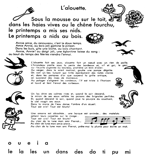 dEslexique, Dyslexique numérique Le test l'alouette