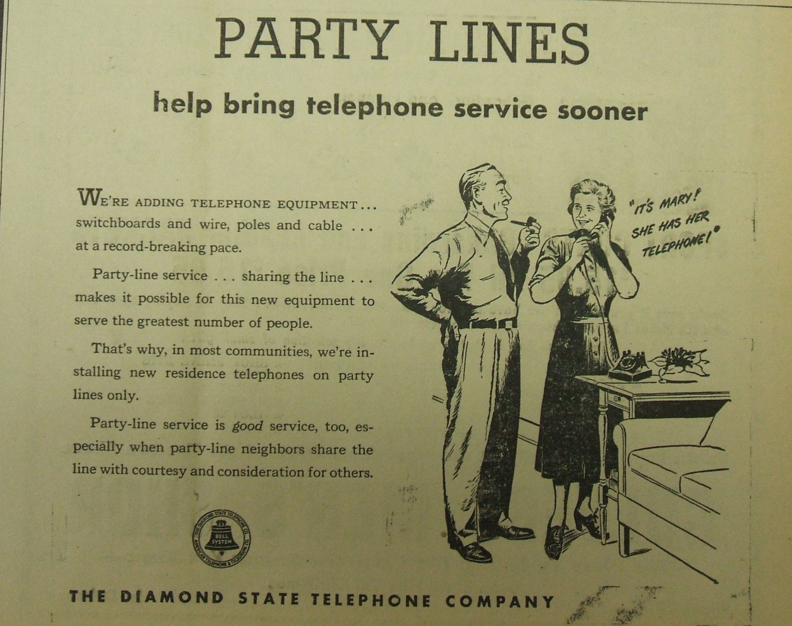 Remember When . . . The Party Line was a Social Media?