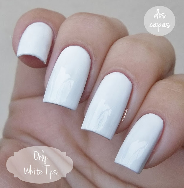 Orly White Tips