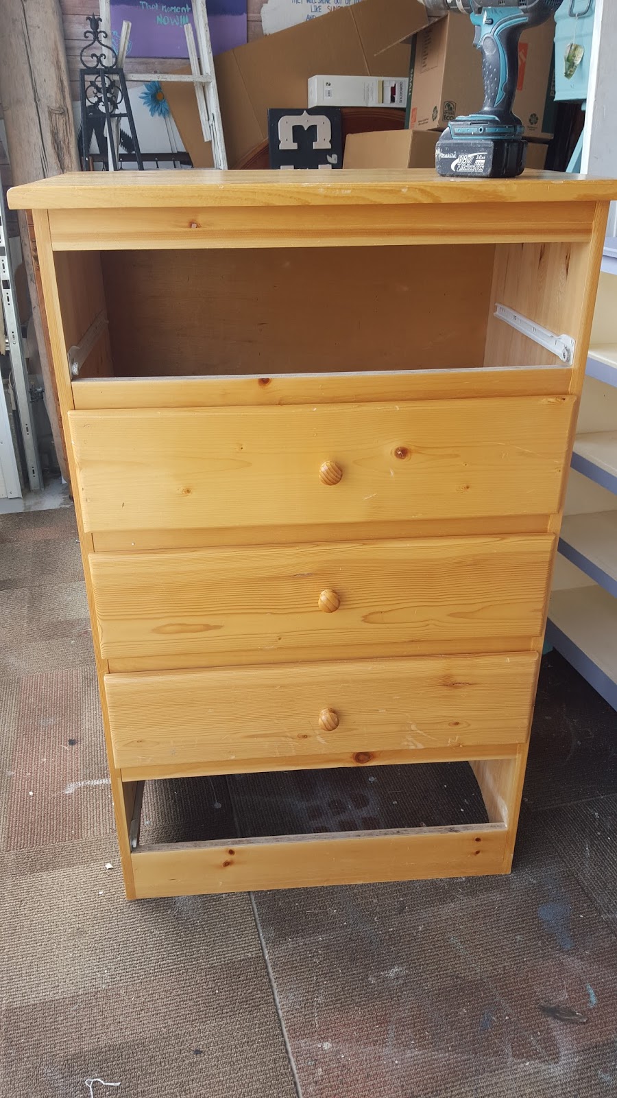 East Coast Postcard Dresser