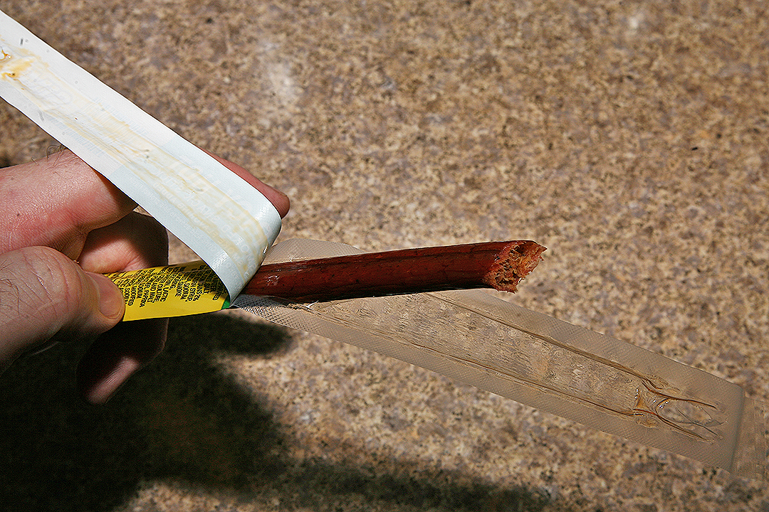 The Shit I Eat Simms Spicy Hot Meat Stick by Aldi