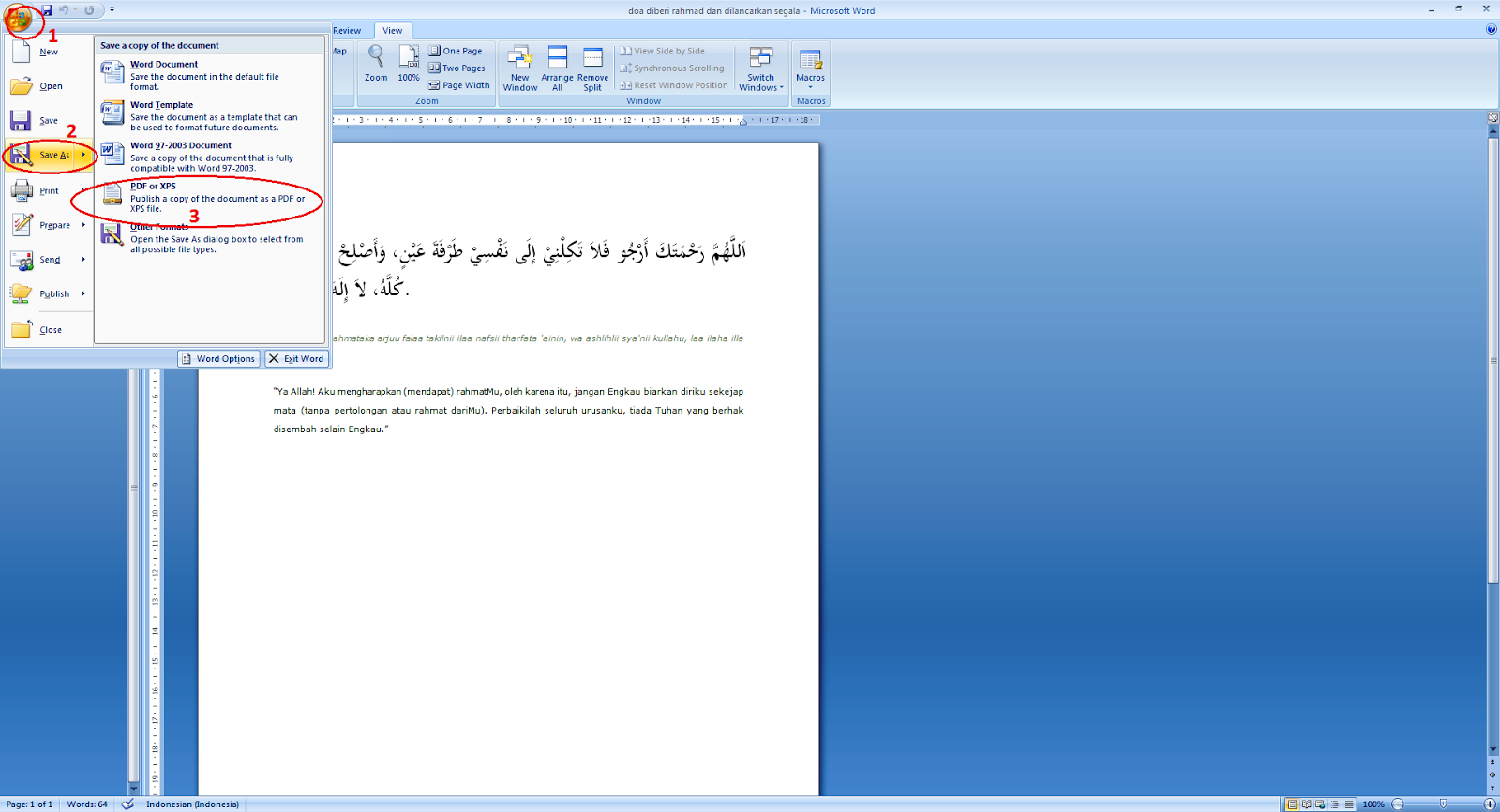 word template file extension