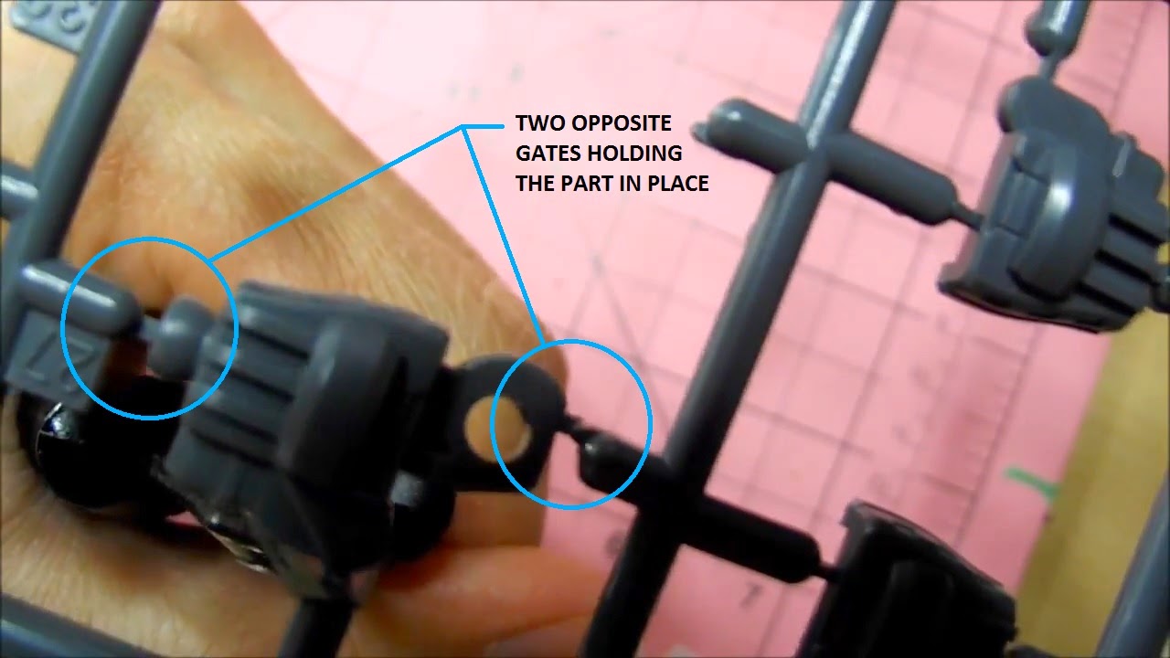How to Remove Nubs on Gunpla Parts