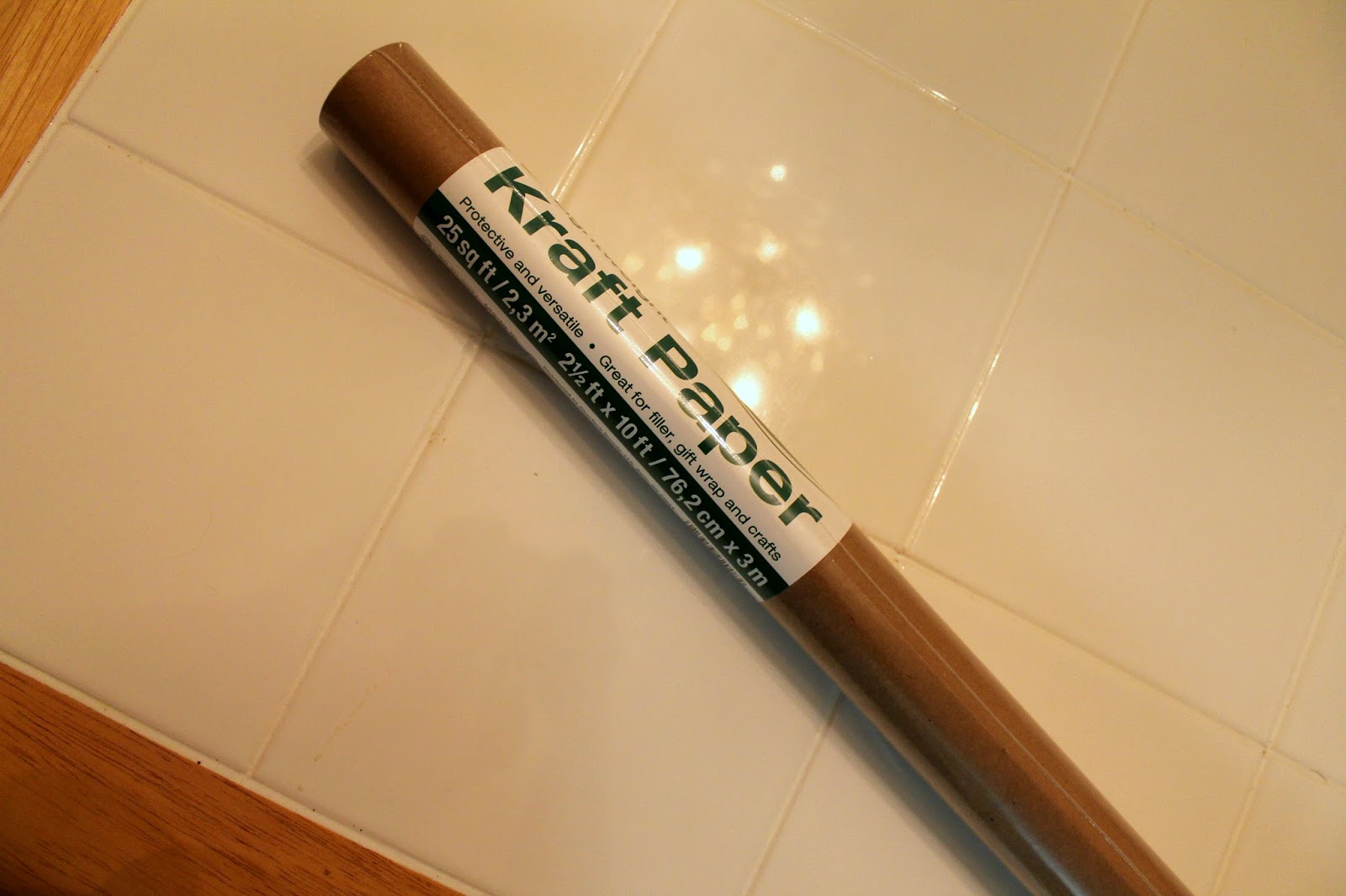  Holiday Tablescape with Kraft Paper Table Cloth