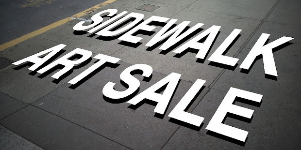 Sidewalk Art Sale