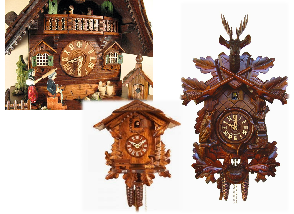 Souvenirs Cuckoo Clock from the Black Forest, Interlaken