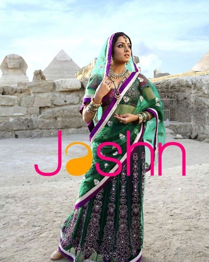 Celina Jaitley Jashn Saree Collection