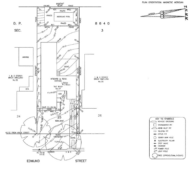 New Lindfield House Site contour plan