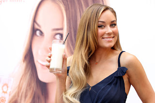 Lauren Conrad having milk Lauren Conrad having milk