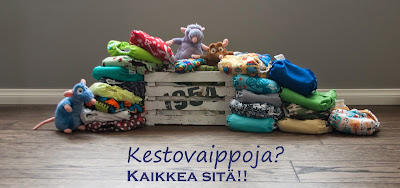 Kestovaippoja? Kaikkea sitä!! 