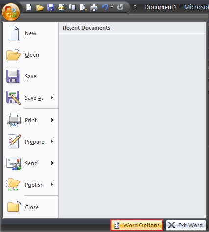 Pilih Tab Advanced dan geser ke bawah cari kata Show text boundaries