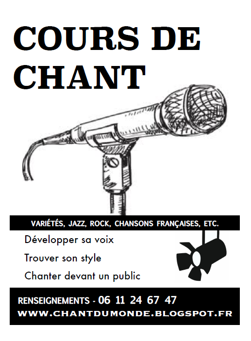 Le Chant Du Monde Cours de Chant