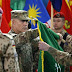 The change of mission ceremony in Kabul, Afghanistan