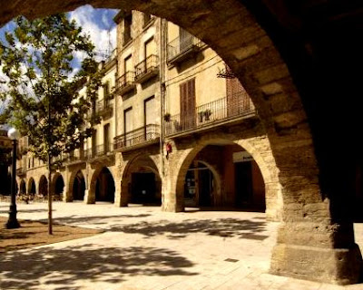 Plaza de Banyoles (Gerona)