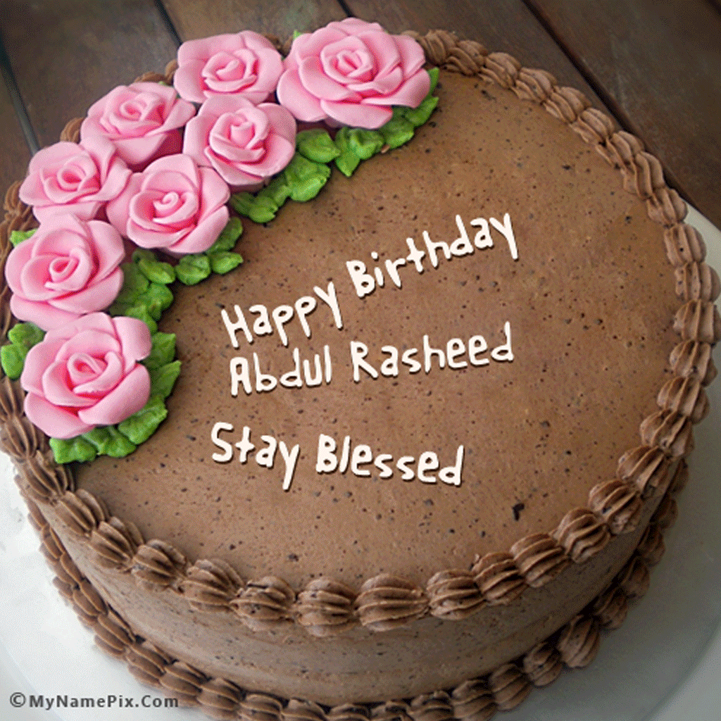 Name Name Edit Happy Birthday Cake Gif